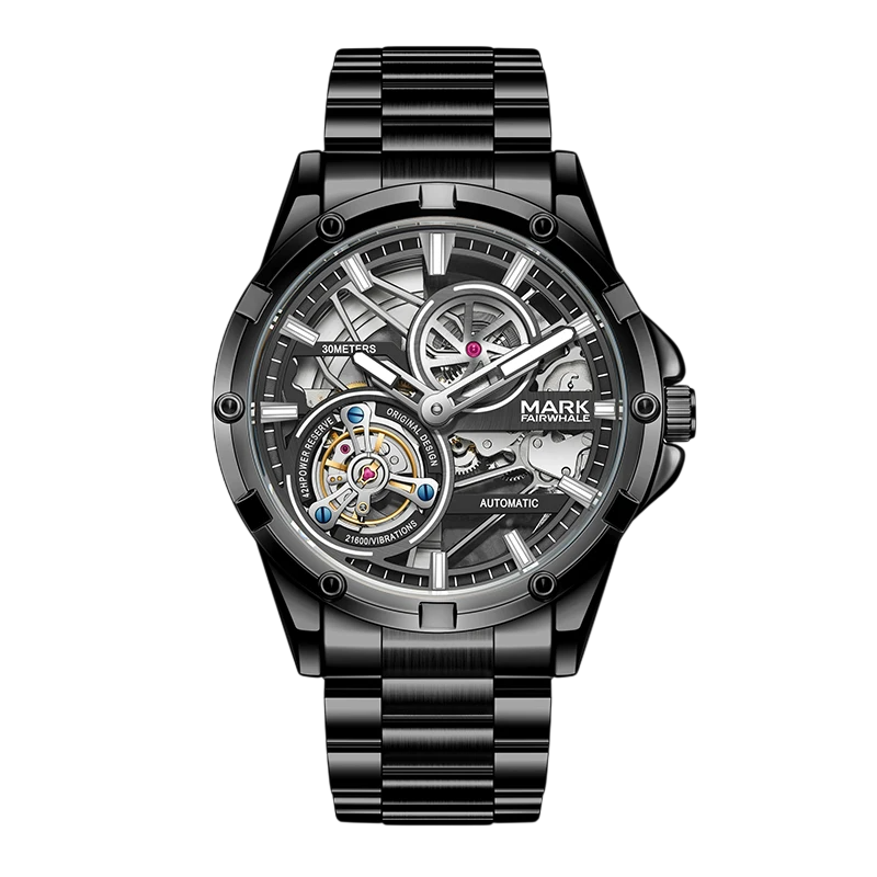 Mark Fairwhale FW-6013 LUXARAON - Men's Luxury Skeleton Automatic Watch