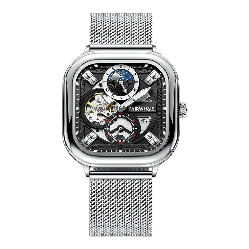 Mark Fairwhale FW-6290 ANERION - Men's Moon Phase Automatic Watch - Celestial Timepiece