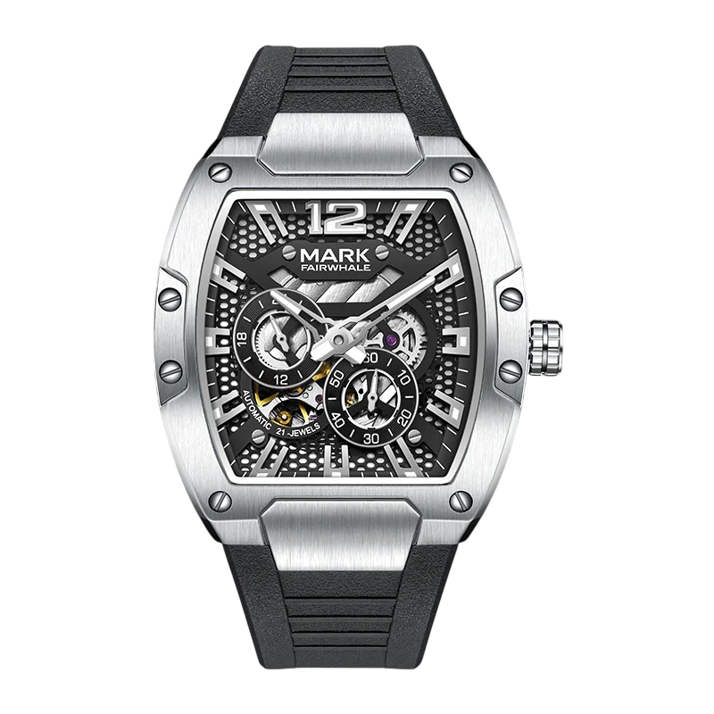 Mark Fairwhale FW-6850 CHRONOVEX - Men's Hybrid Chronograph Skeleton Automatic Watch