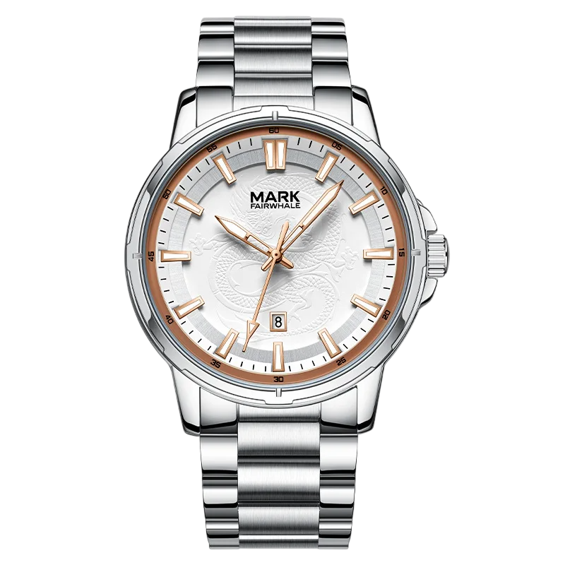 Mark Fairwhale FW-5038 DRACONIS - Luxury Dragon Totem Quartz Watch for Men