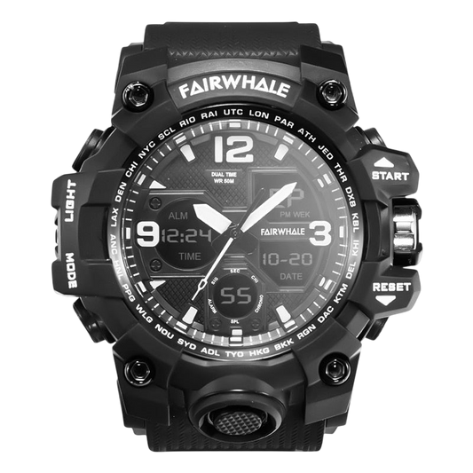 Mark Fairwhale FW-4230 Urban Tactical Electronic Watch - Electronic Watch with World Time Zones