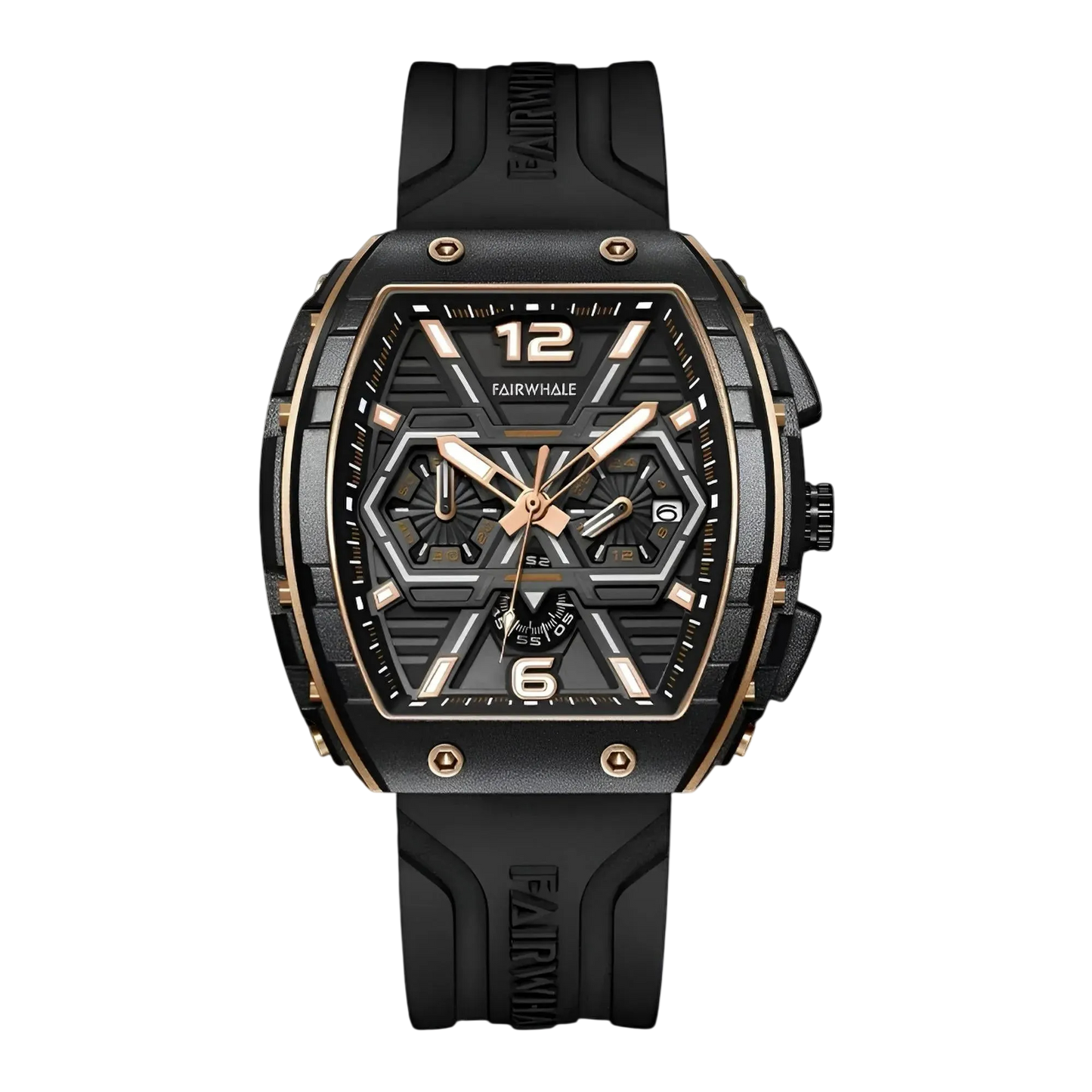 Mark Fairwhale FW-5560 CLIREDOX Vintage Tonneau Watch - Chronograph Watch