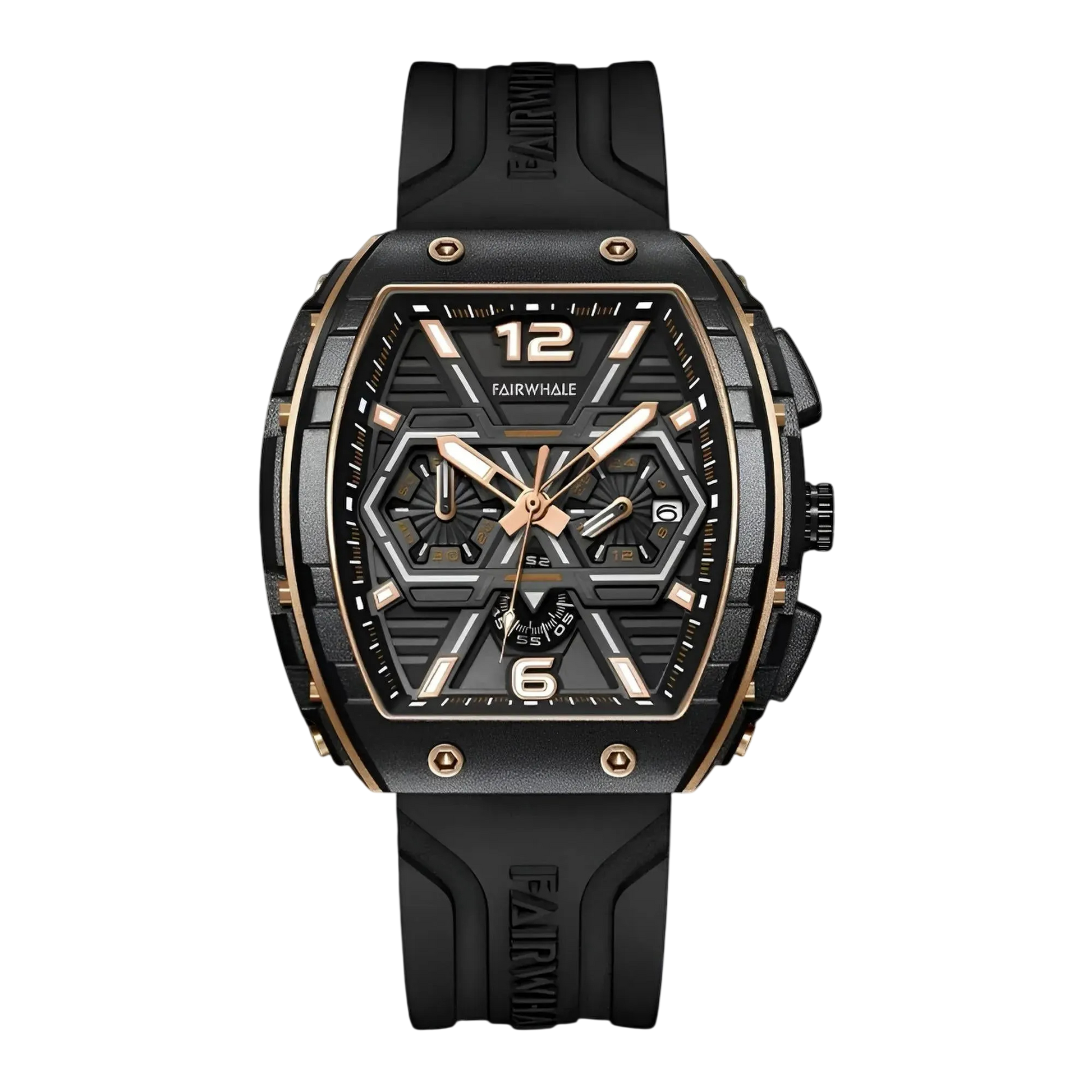 Mark Fairwhale FW-5560 CLIREDOX Vintage Tonneau Watch - Chronograph Watch