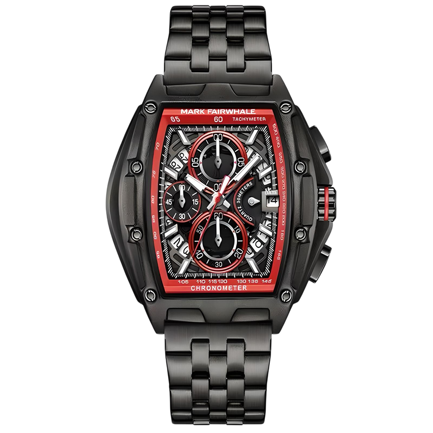 Mark Fairwhale FW-5080 TONIXORA - Men's Luxury Chronograph Watch with Stainless Steel Strap