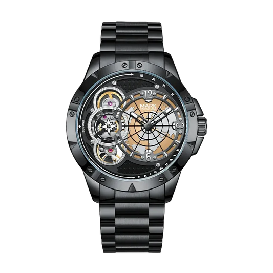 Mark Fairwhale FW-6005 ORBIMAR - Men's Skeleton Automatic World Map Watch