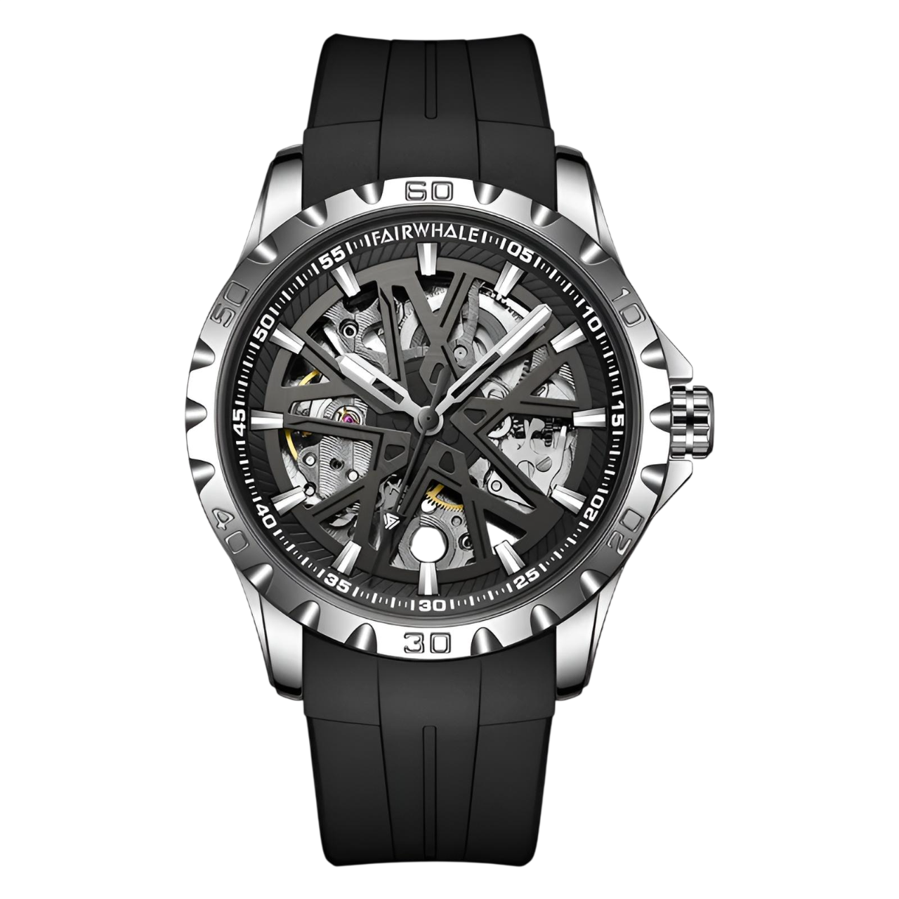 Mark Fairwhale FW-6580 KANTRY - Men's Skeleton Automatic Watch