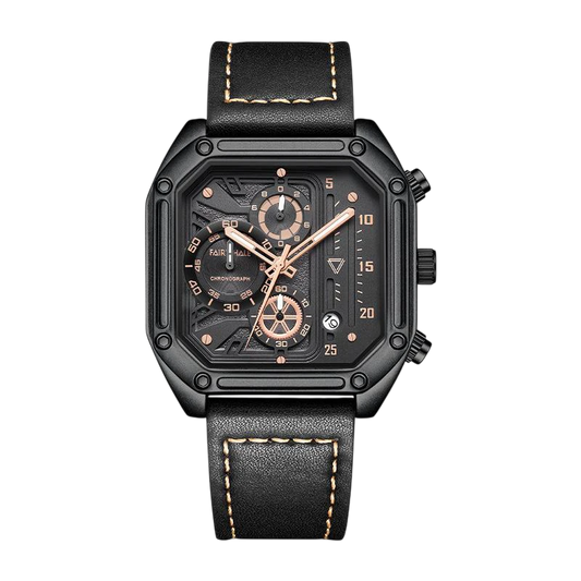 Mark Fairwhale FW-5570 QUADRAVEX - Men's Square Chronograph Watch