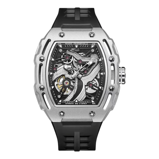 Mark Fairwhale FW-6870 LUXORVAN - Men's Luxury Skeleton Tourbillon Watch