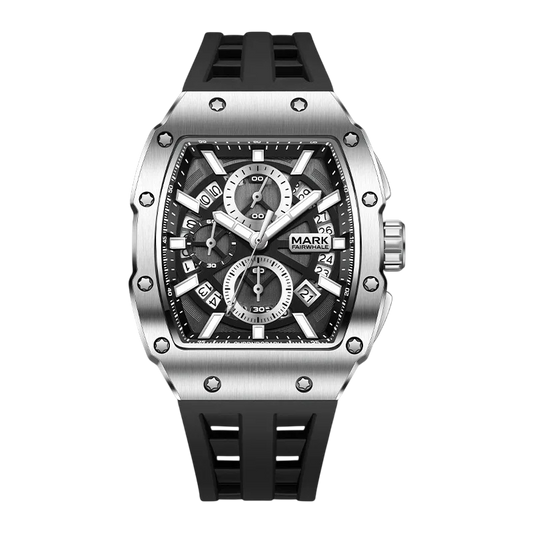 Mark Fairwhale FW-5960 BARONIX - Men's Tonneau Chronograph Watch - Sporty