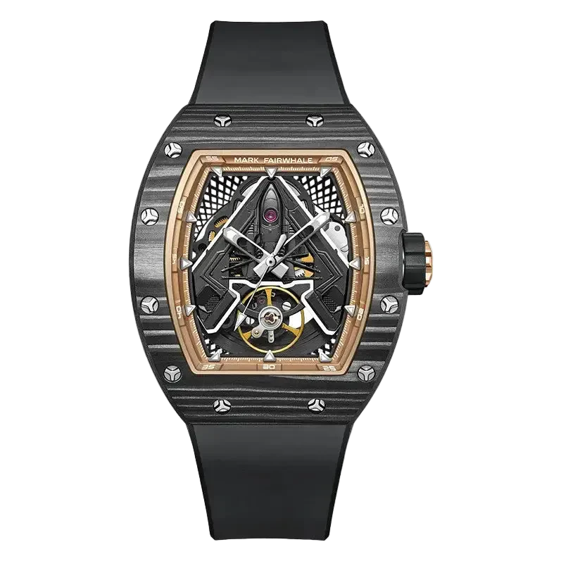 Mark Fairwhale FW-6004 ASTRYXON - Men's Skeleton Tourbillon Automatic Watch