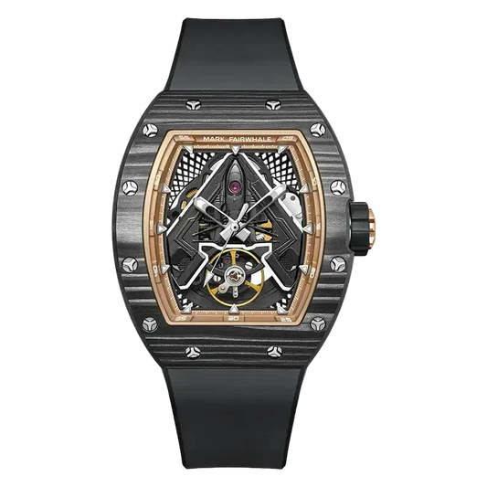 Mark Fairwhale FW-6004 ASTRYXON - Men's Skeleton Tourbillon Automatic Watch