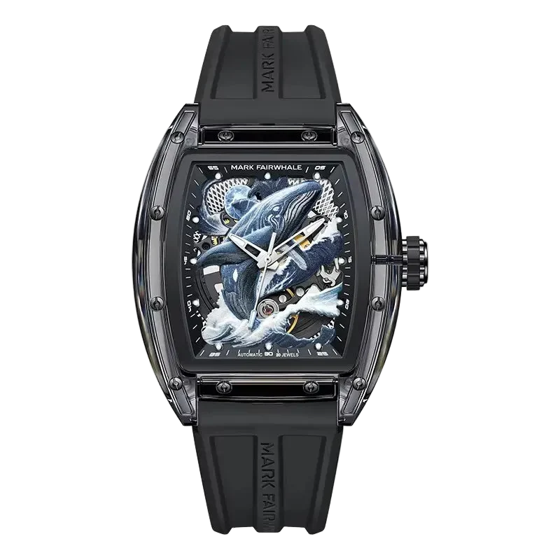 Mark Fairwhale FW-6880 VORTIGAN - Men's Skeleton Tourbillon Automatic Watch
