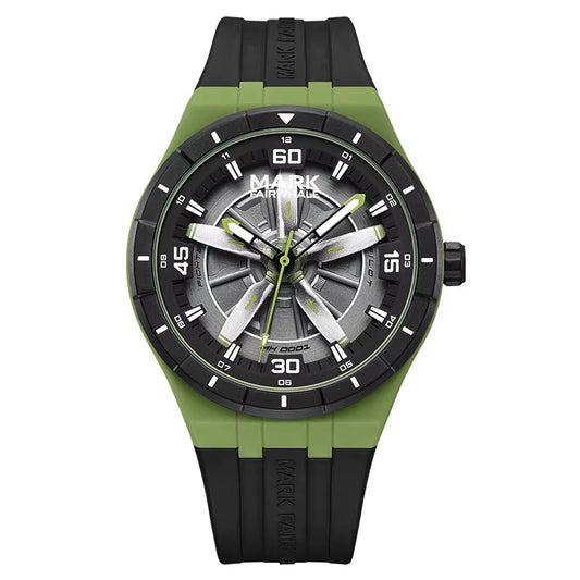 Mark Fairwhale FW-5050 AEROFORCE - Men's Quartz Watch - Turbine Dial