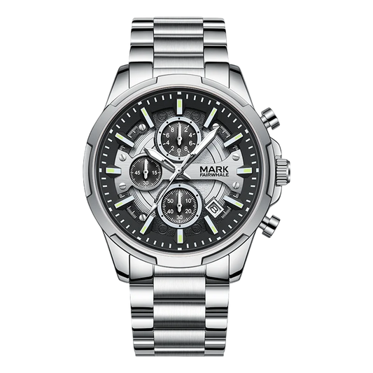 Mark Fairwhale FW-5028 STENTOR - Stainless Steel Chronograph - Luxury Men's Watch