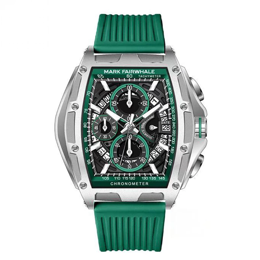 Mark Fairwhale FW-5080 VERDIX - Green Chronograph Sports Watch - Luxury