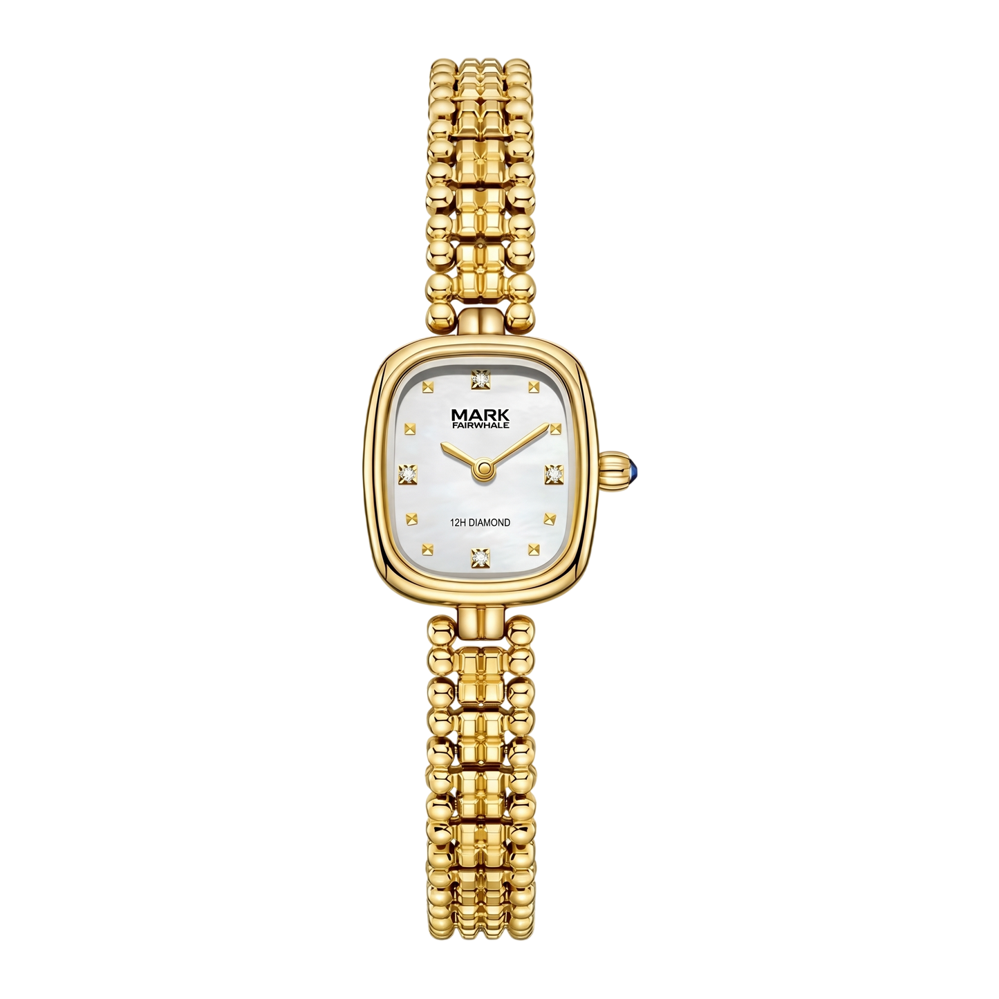Mark Fairwhale FW-3060 LUMEA - Women's Luxury Gold Rectangle Watch