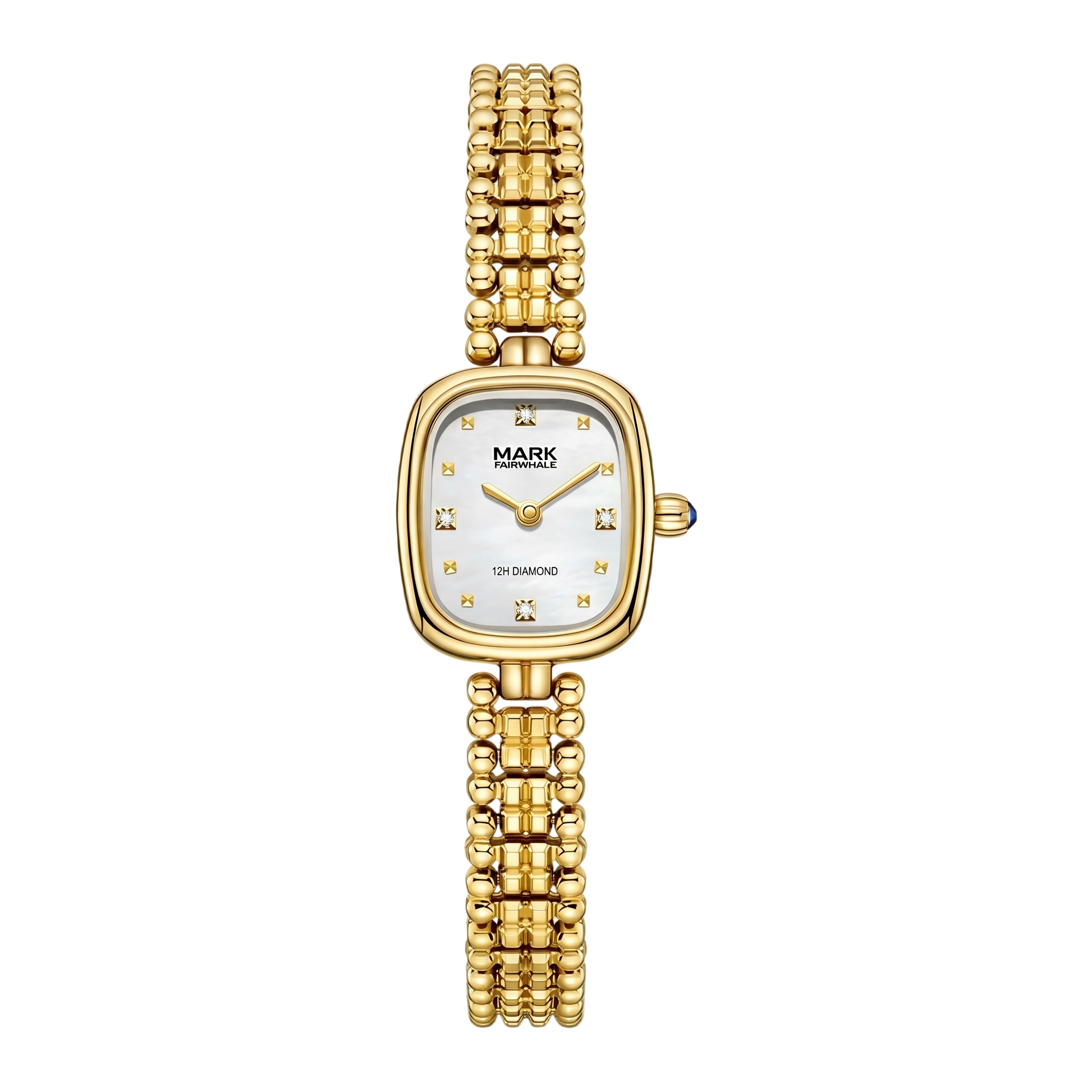 Mark Fairwhale FW-3060 LUMEA - Women's Luxury Gold Rectangle Watch