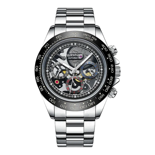 Mark Fairwhale FW-6970 STEELVOR - Men's Stainless Steel Skeleton Automatic Watch