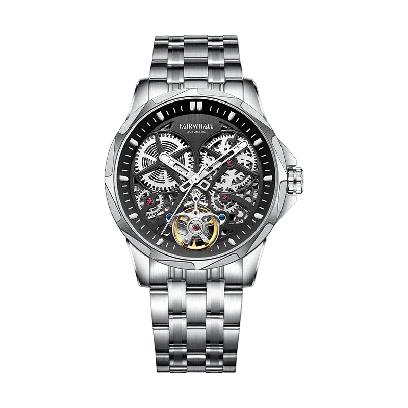 Mark Fairwhale FW-6030 TURVEX - Men's Skeleton Automatic Tourbillon Watch