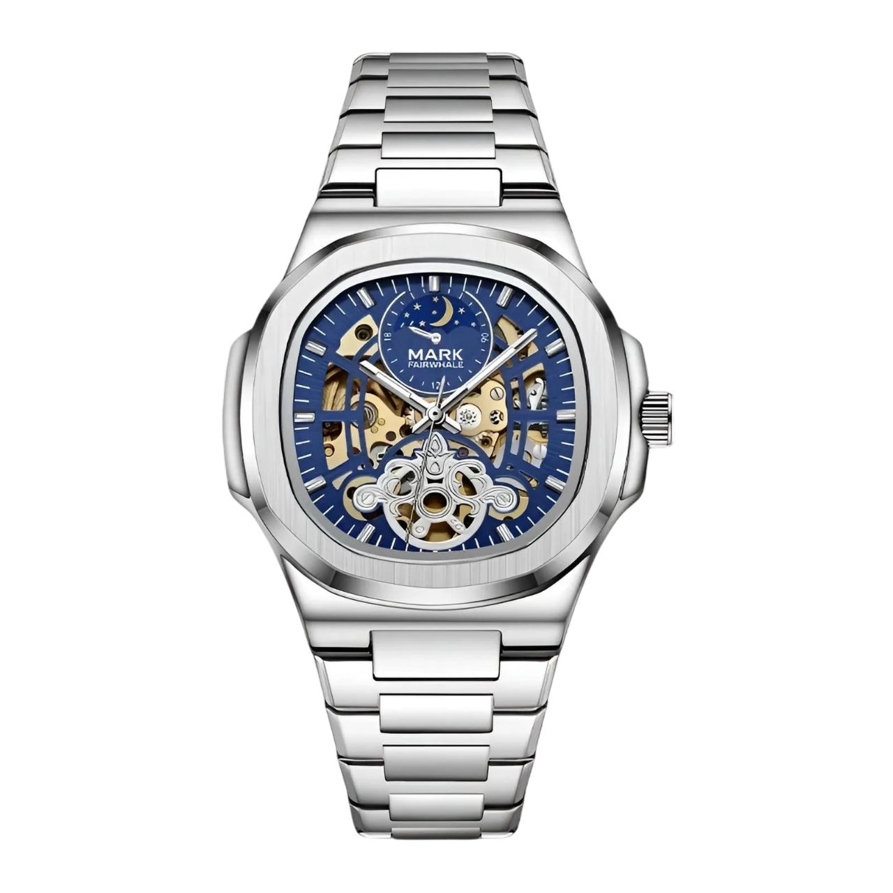 Mark Fairwhale FW-6012 LUNASKEL - Skeleton Moon Phase Automatic Watch