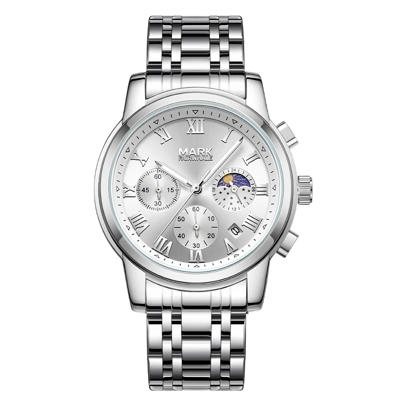 Mark Fairwhale FW-5058 ASTERON - Men's Chronograph Moon Phase Watch