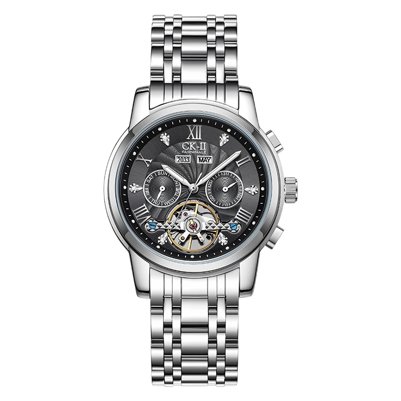 Mark Fairwhale FW-6028 CHRONOLUX - Men's Automatic Mechanical Luminous Chronograph Watch