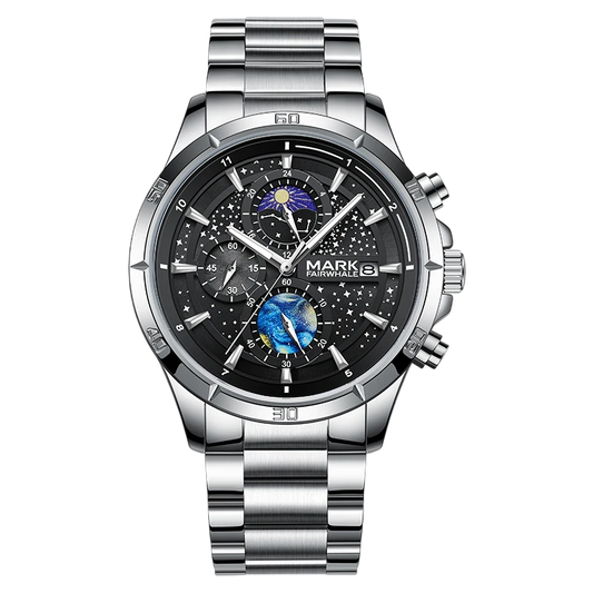 Mark Fairwhale FW-5022 VELTRONIX - Men's Luxury Chronograph Watch with Stainless Steel Strap