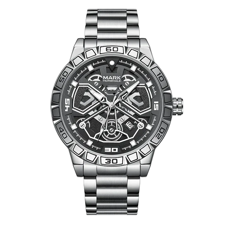 Mark Fairwhale FW-5940 VELTORA - Men's Luxury Stainless Steel Automatic Date Watch