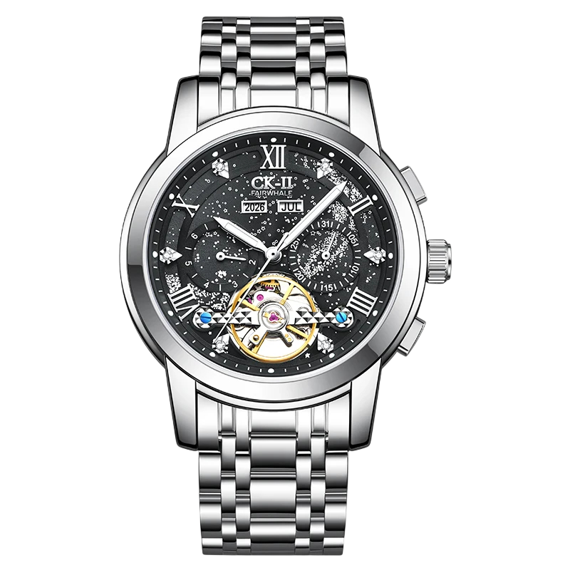 Mark Fairwhale FW-6055 LUMIVEX - Men's Automatic Mechanical Chronograph Watch