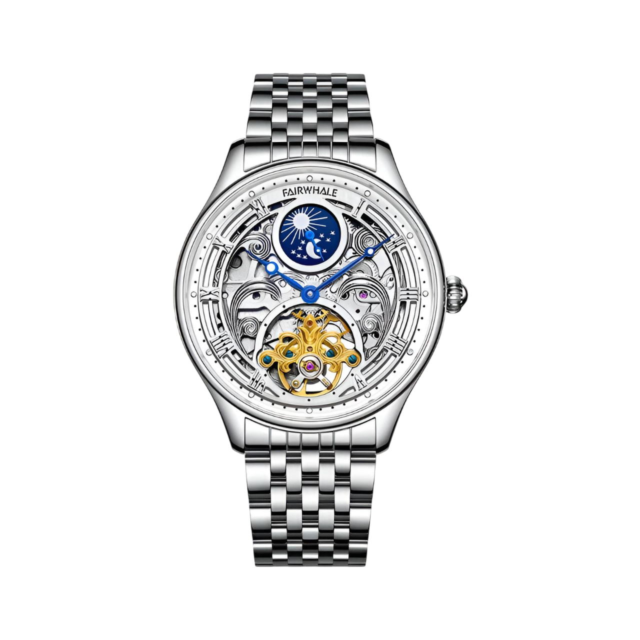 Mark Fairwhale FW-6100 NOCTARA - Men's Moon Phase Automatic Watch