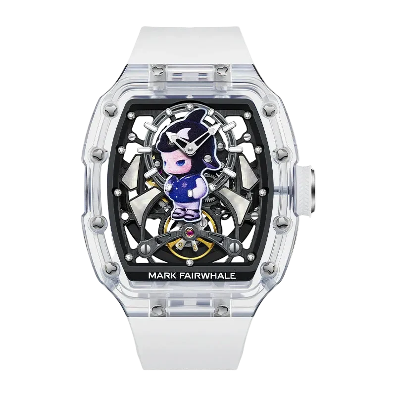 Mark Fairwhale FW-6780 LUXIUM - Men's Automatic Skeleton Transparent Watch with Sapphire Crystal