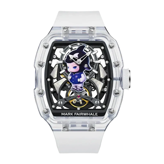 Mark Fairwhale FW-6780 LUXIUM - Men's Automatic Skeleton Transparent Watch with Sapphire Crystal