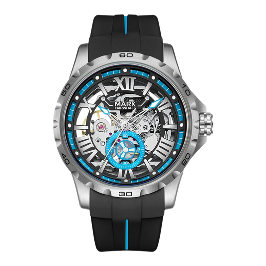 Mark Fairwhale FW-6007 CHRONOFLEX - Men's Automatic Chronograph Watch with Silicone Strap