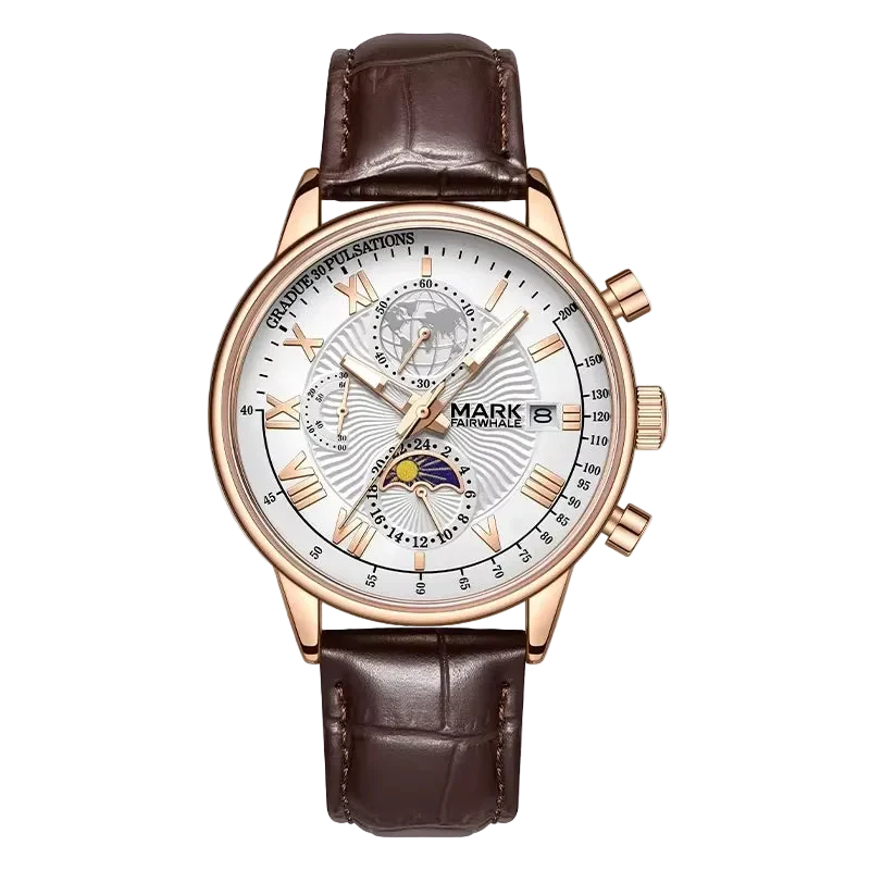 Mark Fairwhale FW-5067 NOXERON - Men's Chronograph Moon Phase Watch
